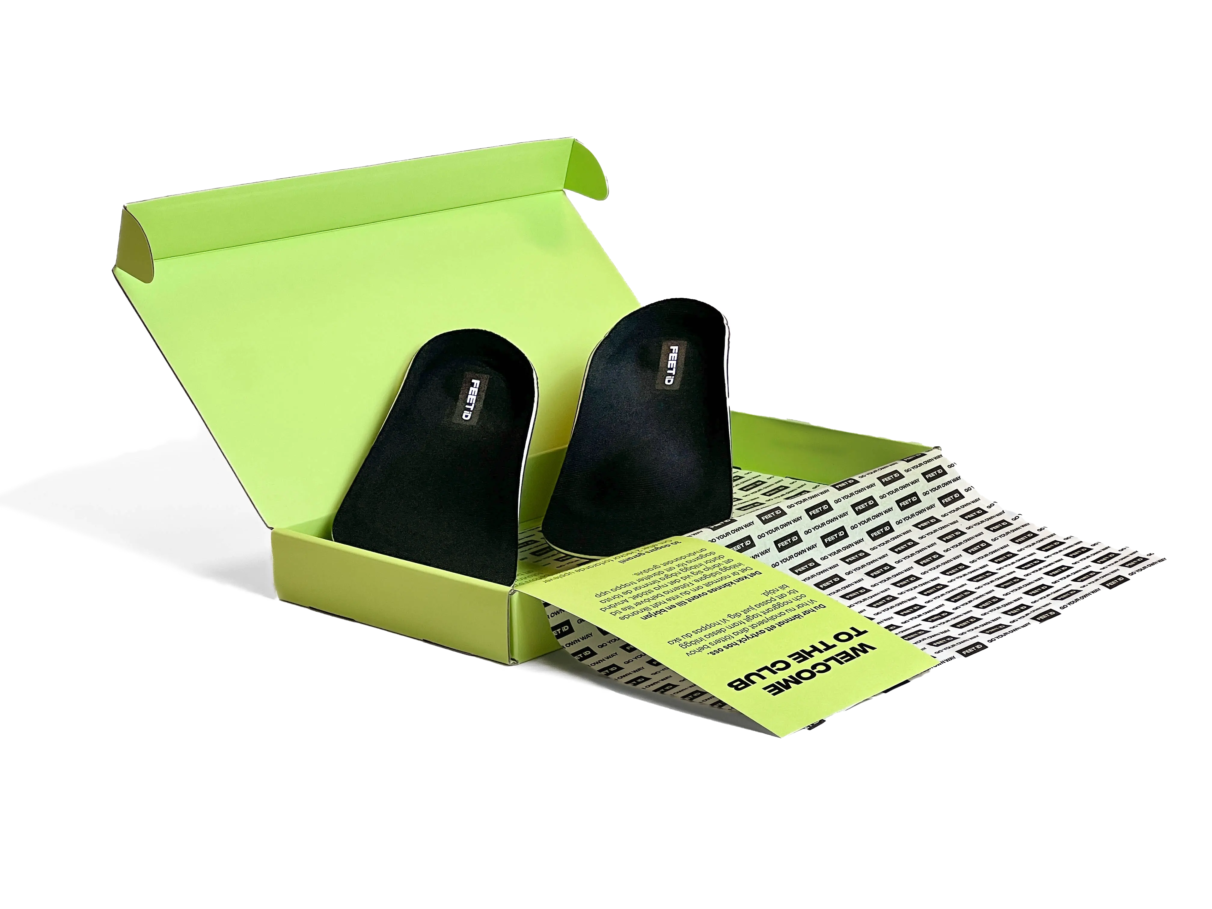Custom 3/4 Slim Skoinlägg Startpaket – FEET iD